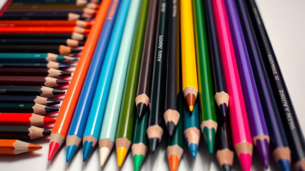 choosing quality professional colored pencils
