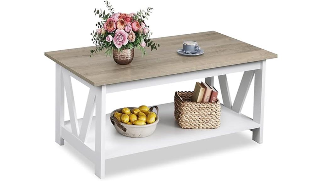 coffee table with storage