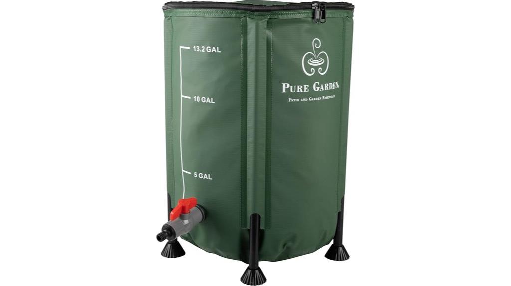collapsible 13 2 gallon rain barrel