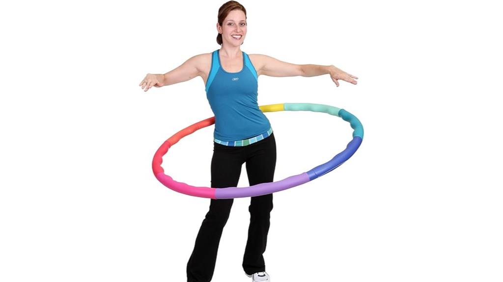 colorful 4 lb fitness hoop