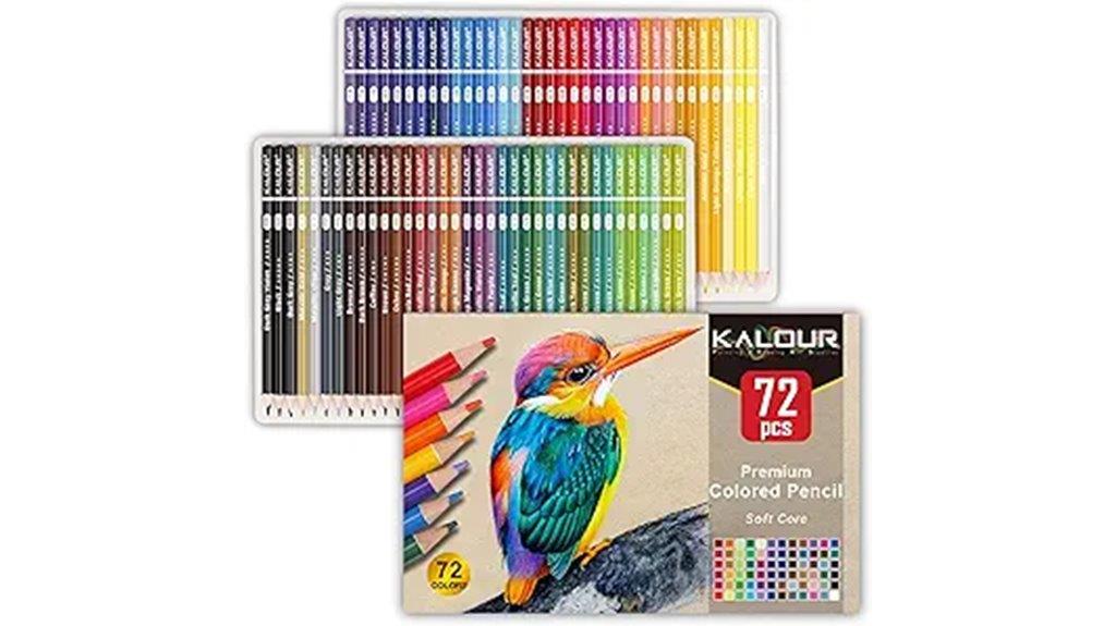 colorful colored pencils set