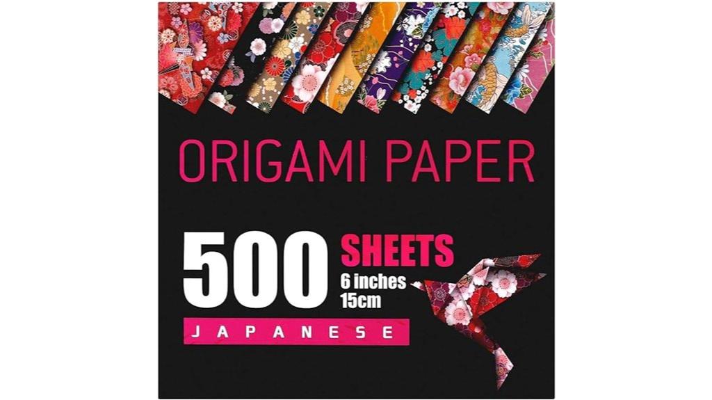 colorful washi origami sheets