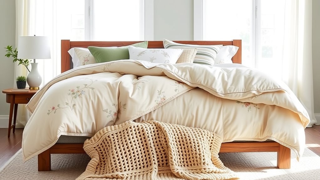 comfortable farmhouse bedding choices