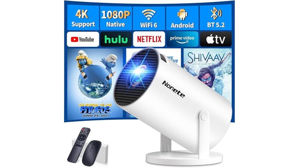 compact 4k wi fi projector