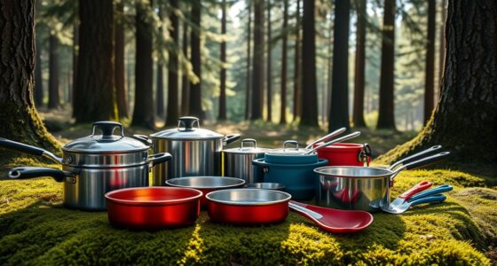 compact camping cookware sets