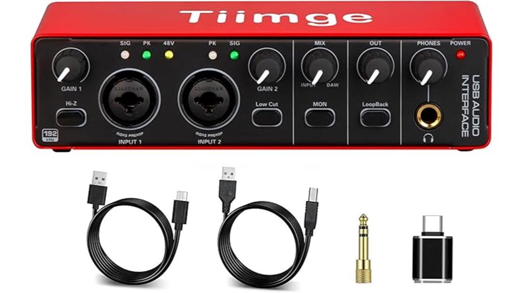 compact high fidelity audio interface