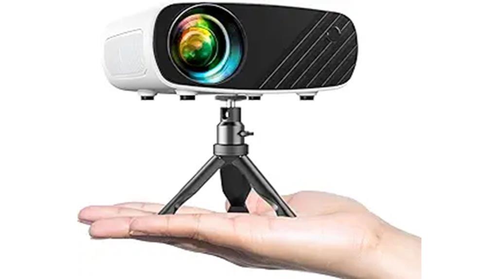 compact iphone compatible projector