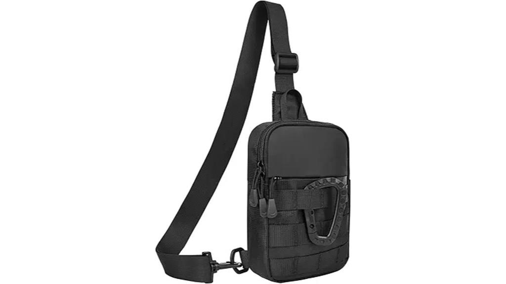 compact men s sling bag