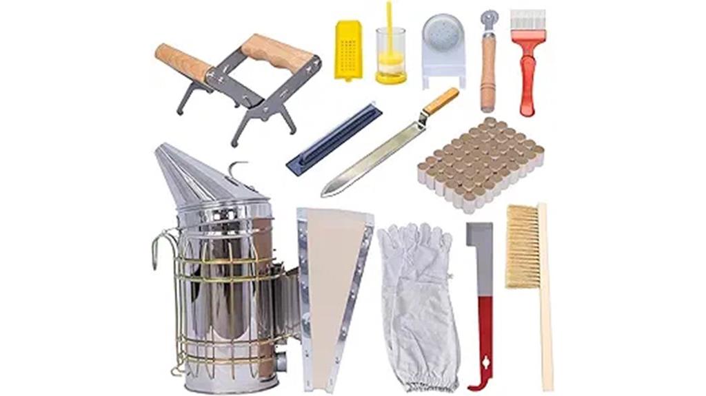 complete 13 piece beekeeping kit