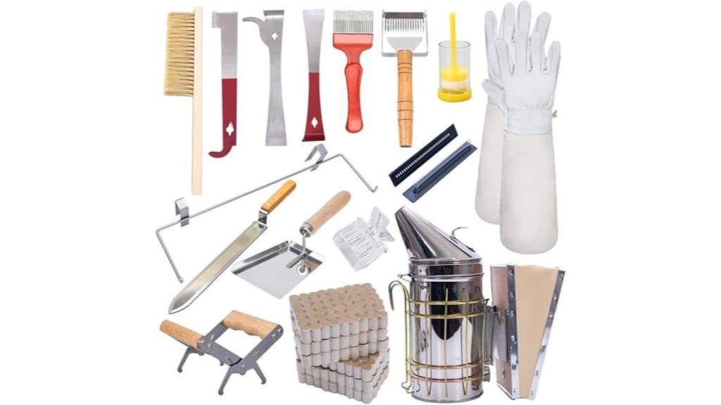 complete 22 piece beekeeping set
