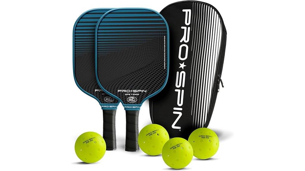 complete pickleball paddle set