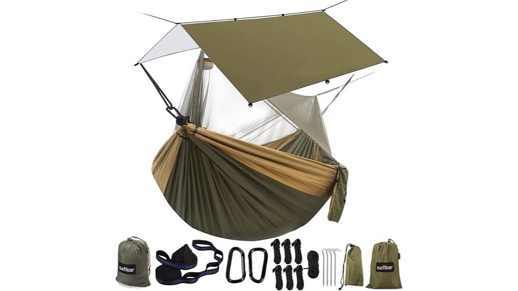 complete waterproof camping hammock