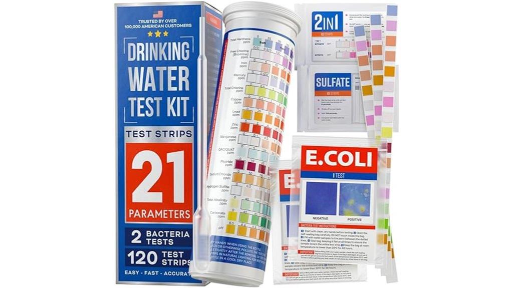 comprehensive 20 in 1 water test