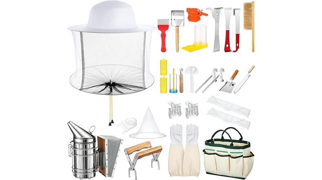 comprehensive beekeeping equipment set