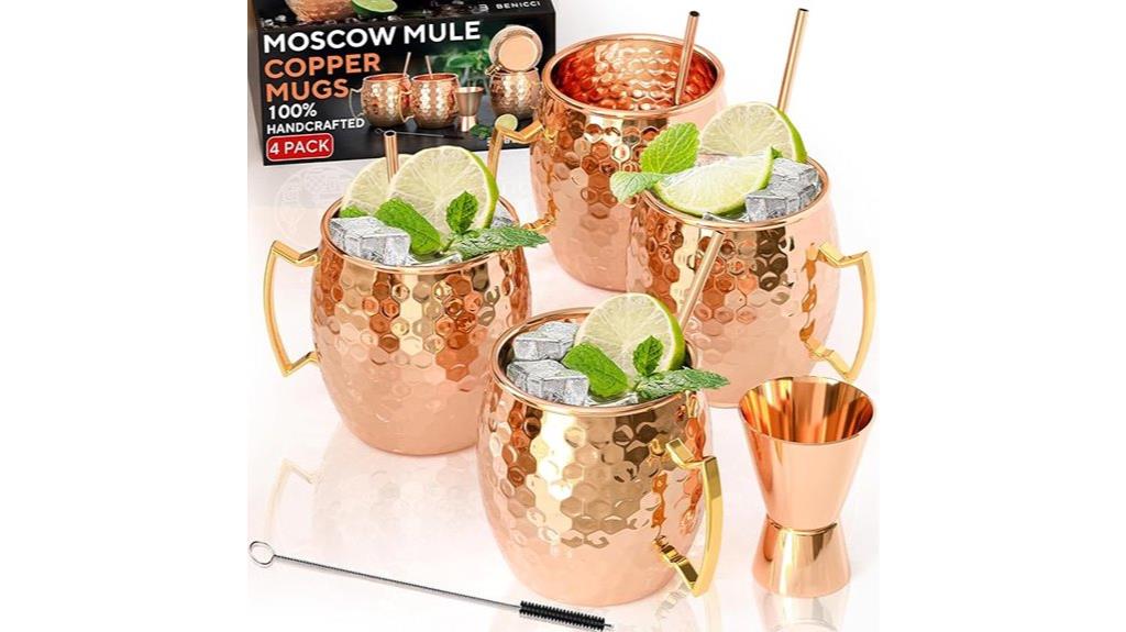 copper moscow mule mugs