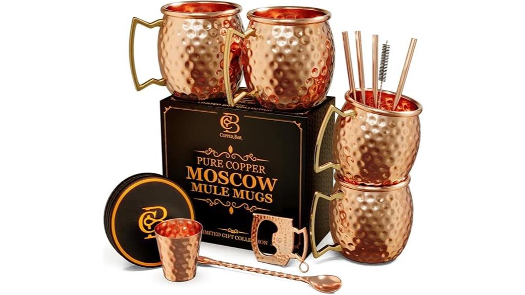 copper mule mug set