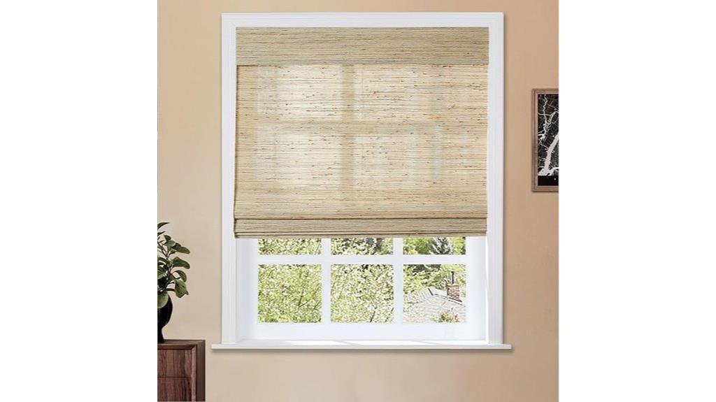 cordless roman window shade