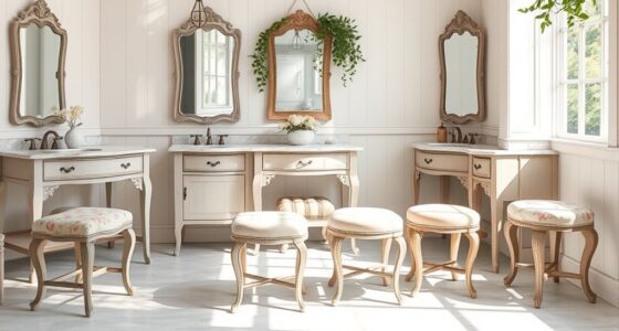 cottage vanity stool collection