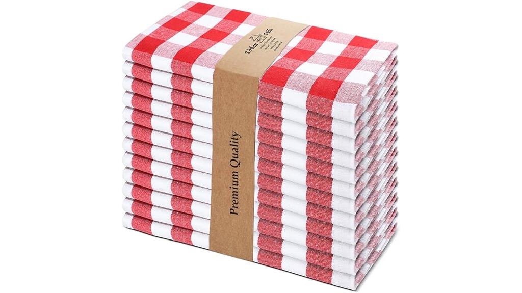 cotton dinner napkins set