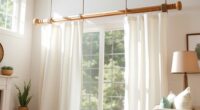 cozy farmhouse curtain rods