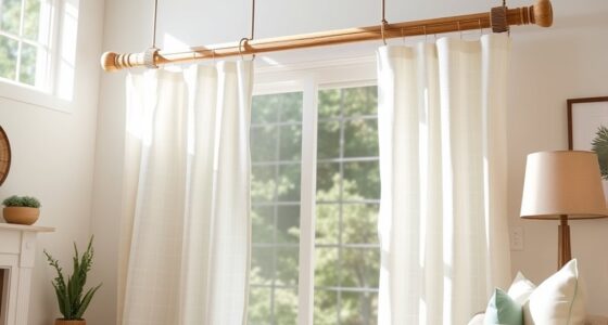 cozy farmhouse curtain rods