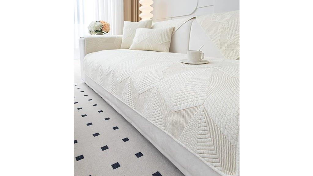 cream farmhouse cushion cover