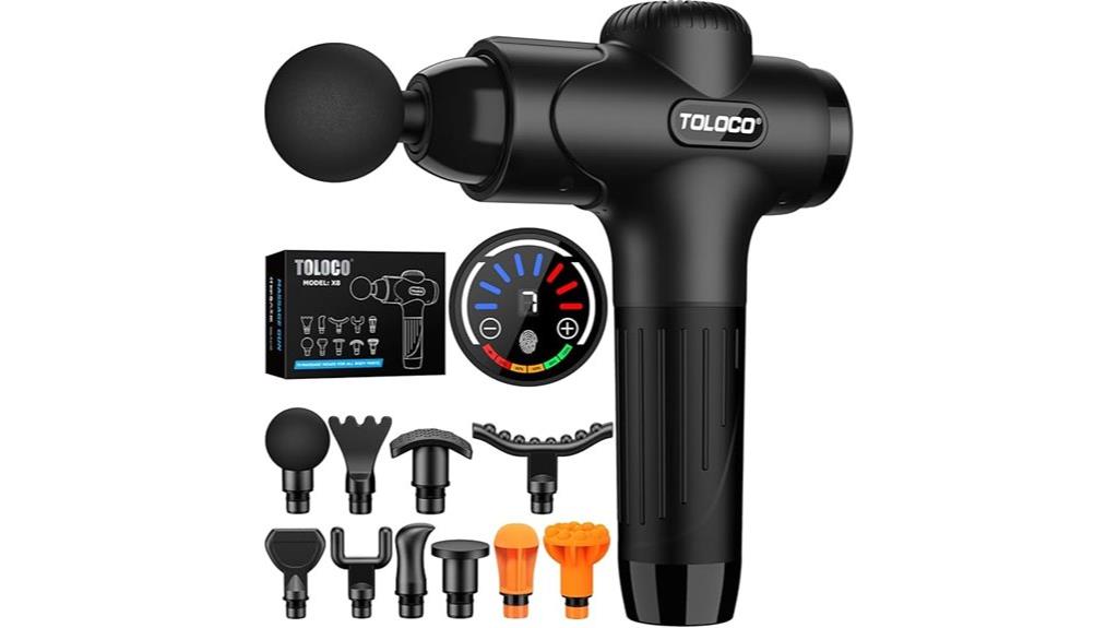 deep tissue massager with heads