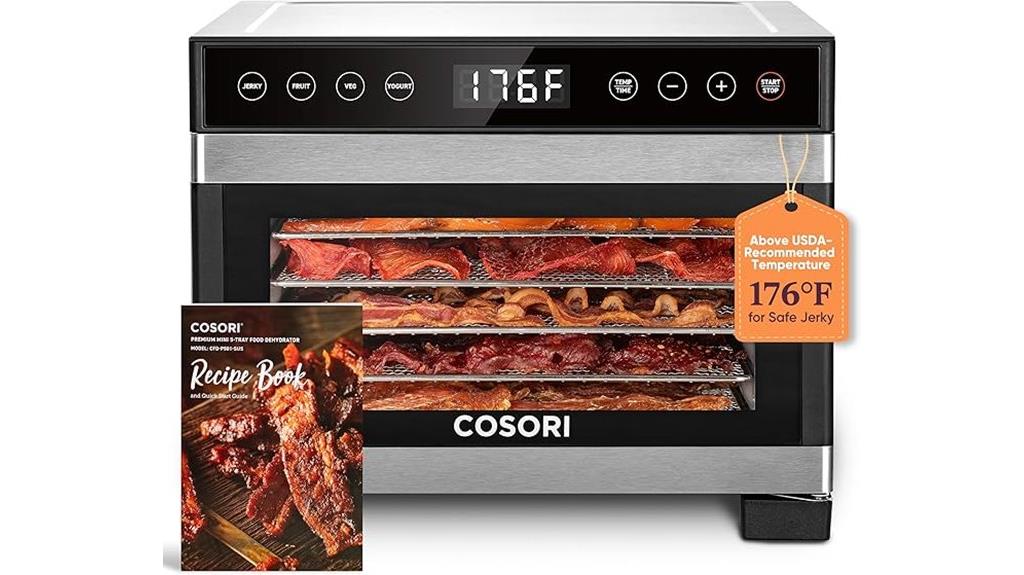 dehydrator with adjustable temperature