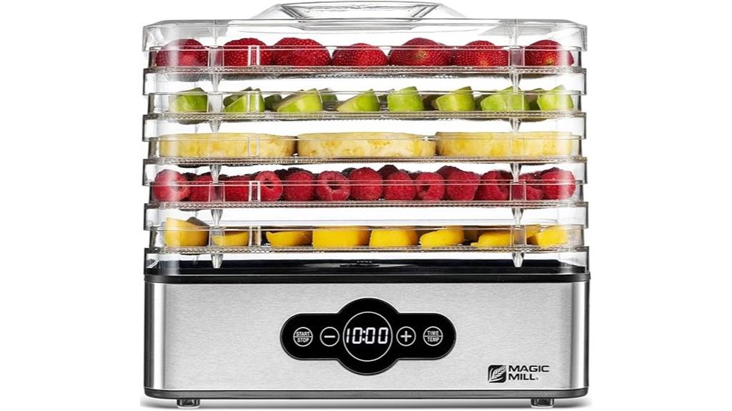 digital timer food dehydrator