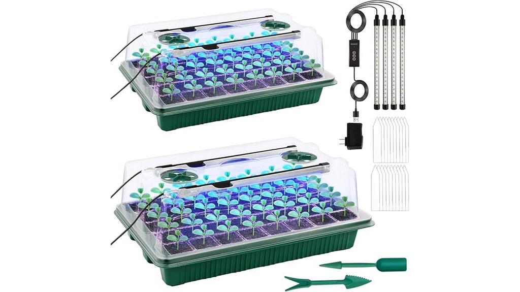 dual pack seedling grow kits