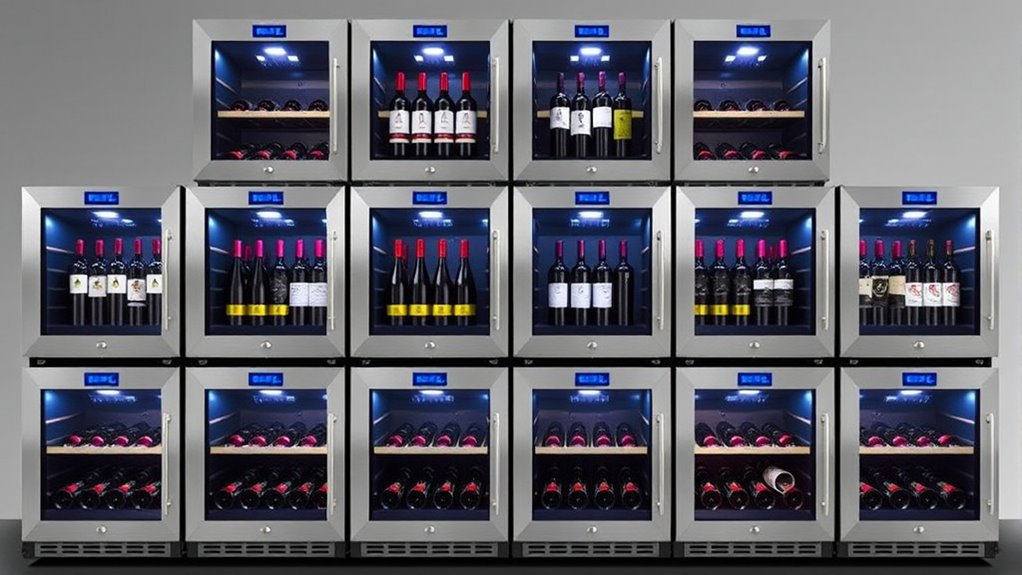 dual zone countertop wine coolers