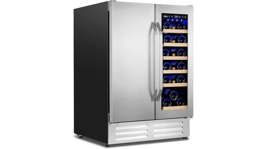 dual zone wine cooler