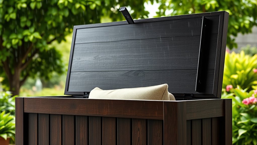 durable weatherproof storage bench