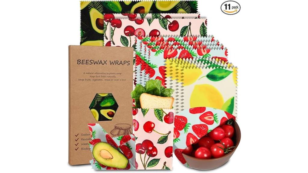 eco friendly beeswax wraps