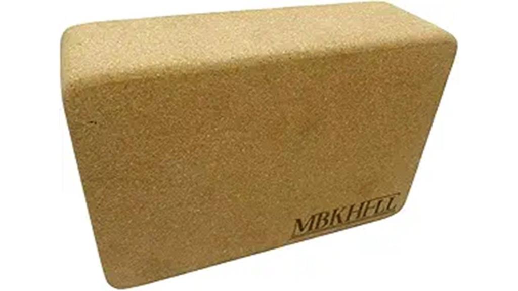 eco friendly cork yoga block