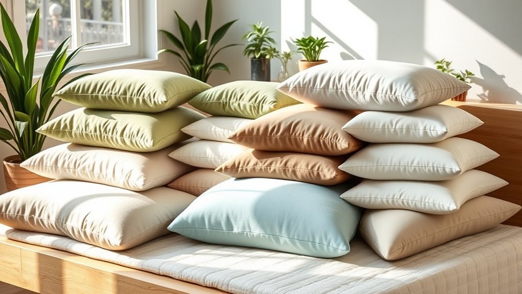 eco friendly memory foam pillows