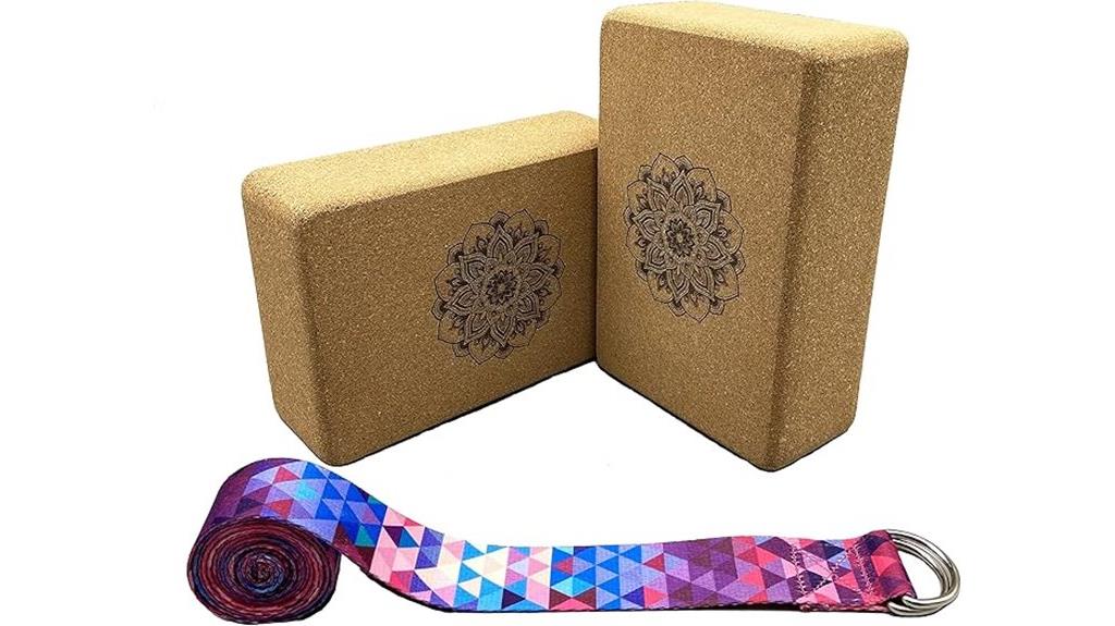 eco friendly yoga accessories set