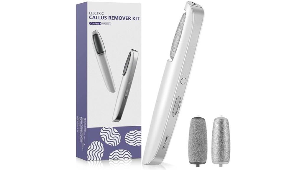 electric foot exfoliation device