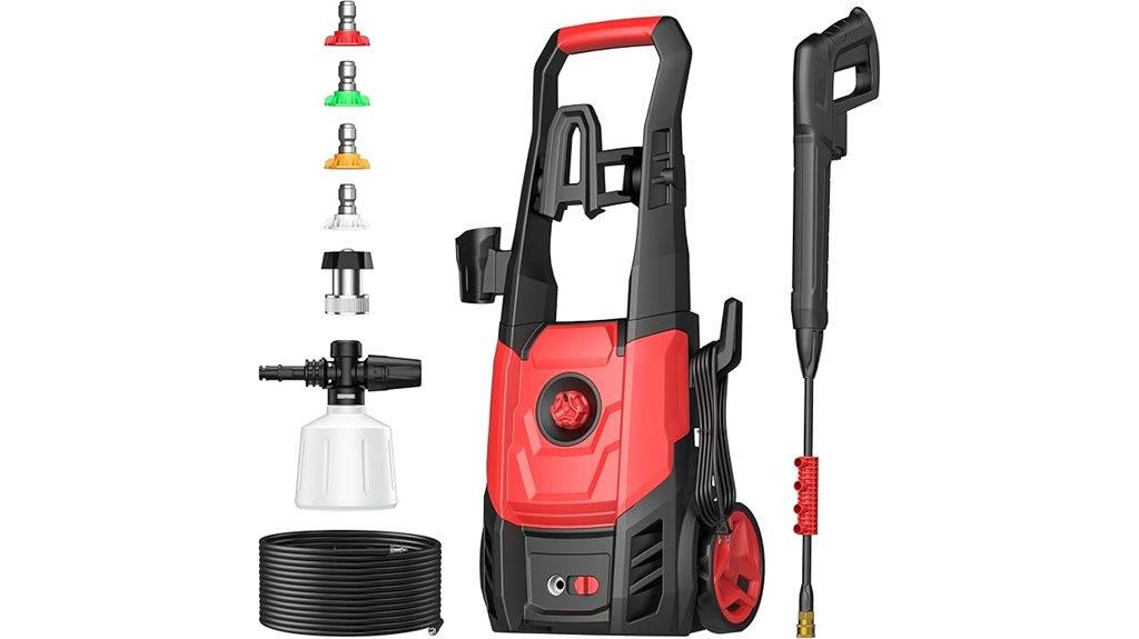 electric pressure washer set