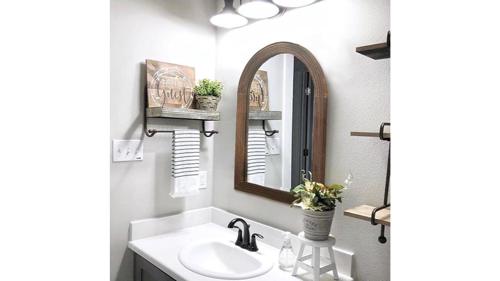 elegant bathroom wall mirror