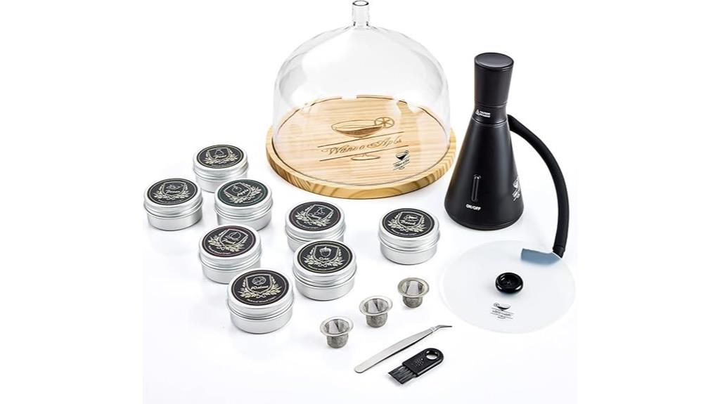 elegant cocktail smoking kit