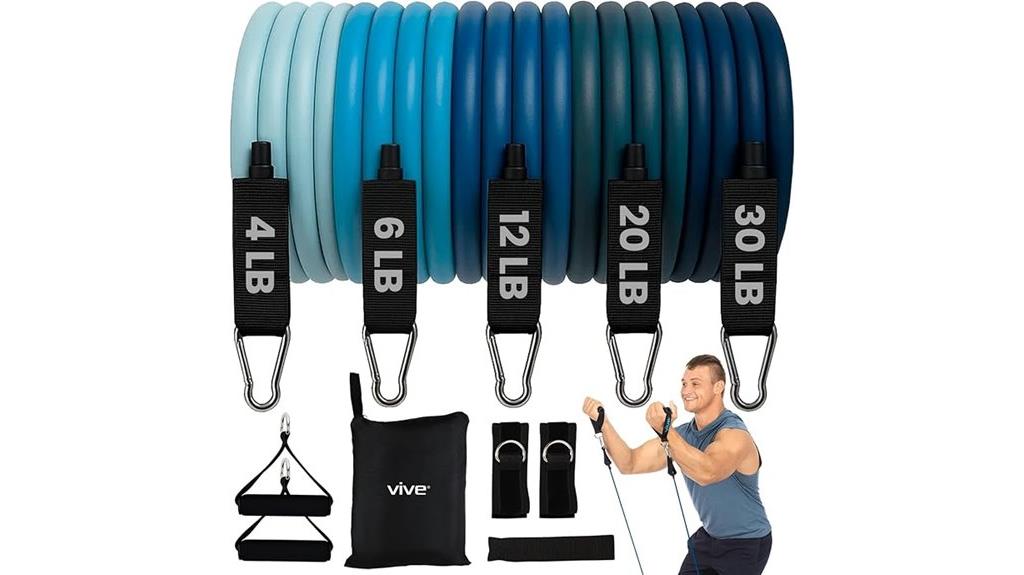 eleven piece resistance band set