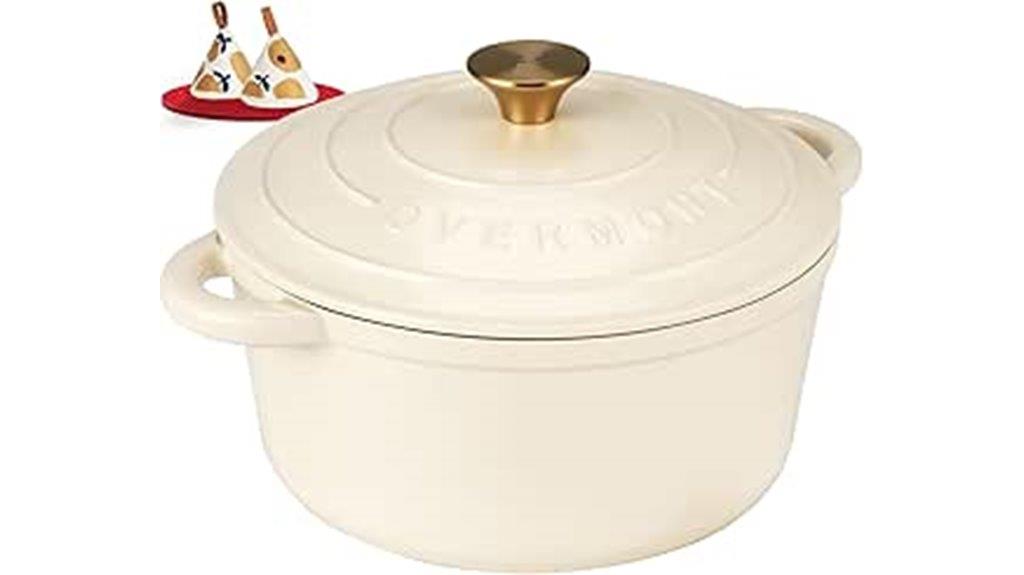 enamelled cast iron dutch oven