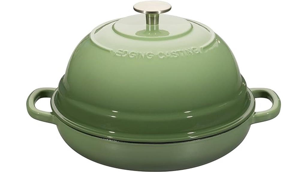 enamelled cast iron pot