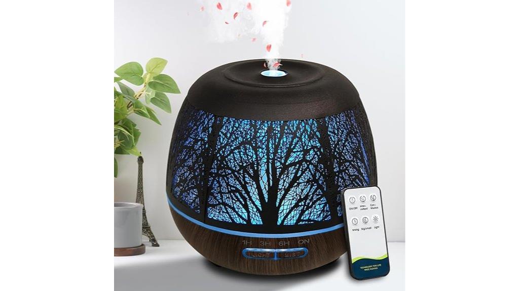 essential oil diffuser with remote