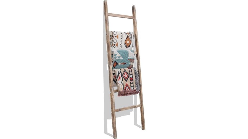 extra wide wooden ladder