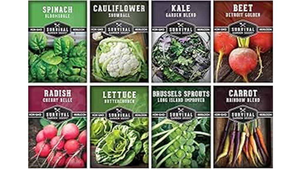 fall winter heirloom seed pack