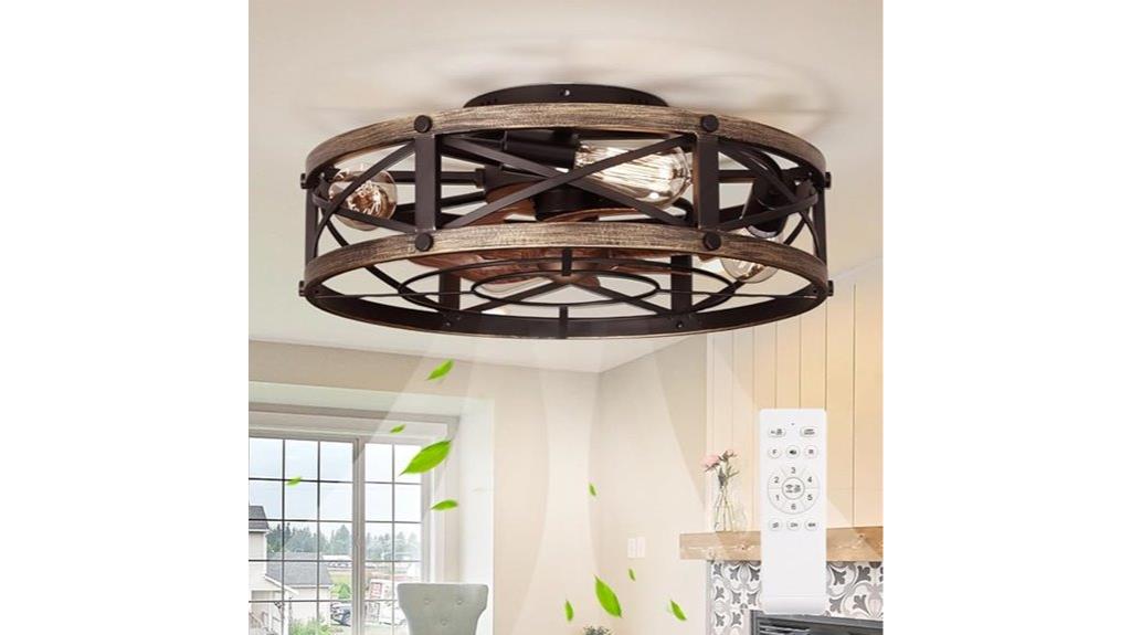 farmhouse ceiling fan set
