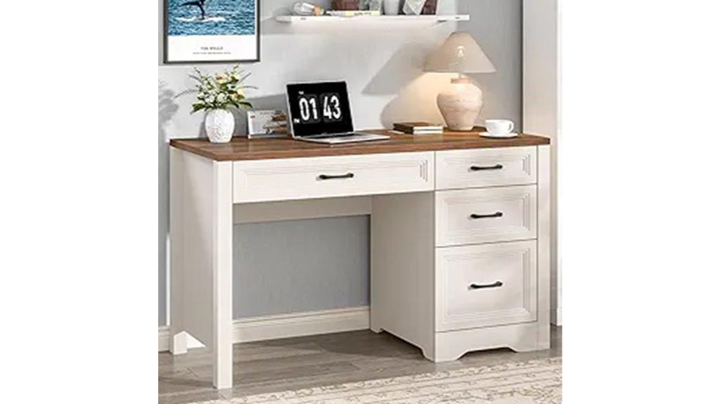 farmhouse executive desk storage