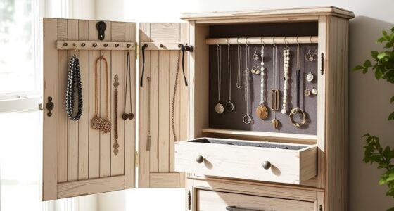 farmhouse jewelry storage ideas